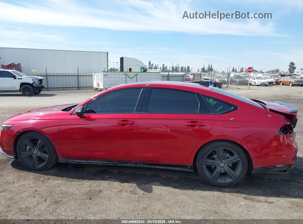1HGCY2F74PA058253 2023 HONDA ACCORD HYBRID Red 