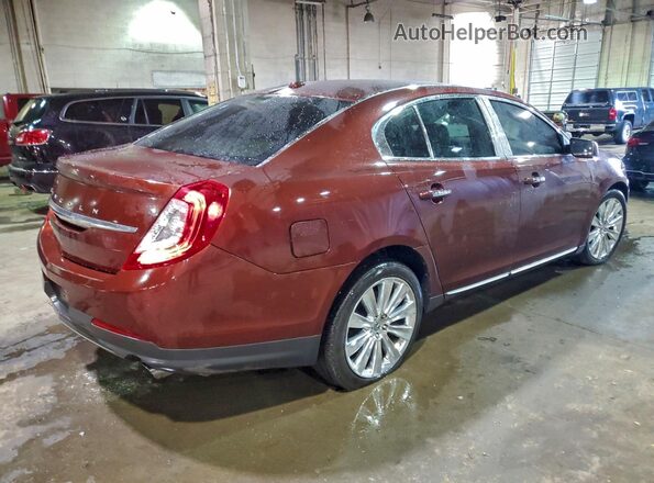 1LNHL9FT5GG600641 2016 LINCOLN MKS Коричневый Задняя правая четверть