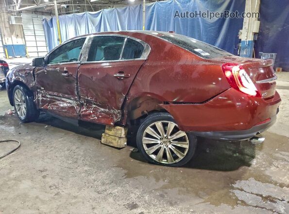 1LNHL9FT5GG600641 2016 LINCOLN MKS Коричневый Задняя левая четверть