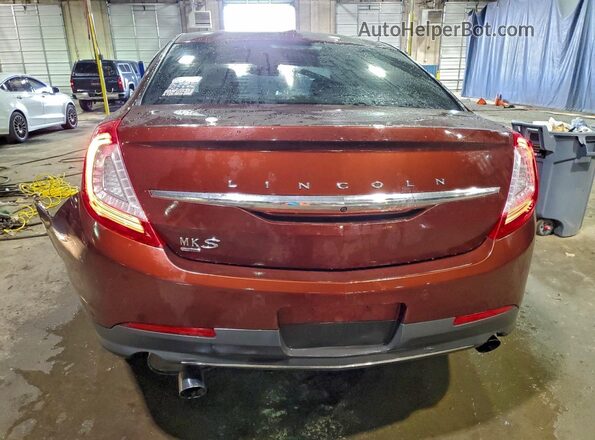 1LNHL9FT5GG600641 2016 LINCOLN MKS Коричневый Вид сзади