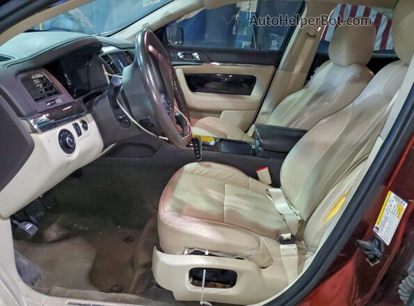 1LNHL9FT5GG600641 2016 LINCOLN MKS Коричневый Вид салона спереди