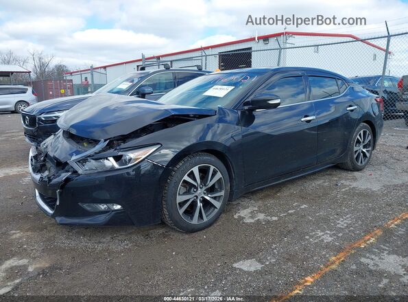 1N4AA6AP0HC378237 2017 NISSAN MAXIMA Black Vista tres cuartos delantera izquierda