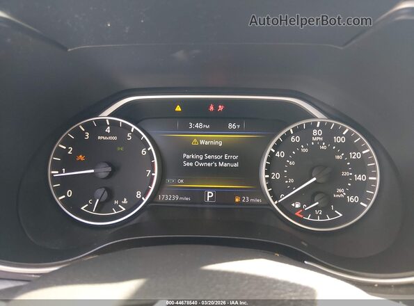 1N4AA6AP0HC445418 2017 NISSAN MAXIMA Silver Vista de los asientos traseros