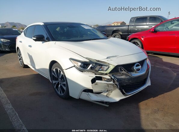 1N4AA6AP1GC410675 2016 NISSAN MAXIMA White Front view
