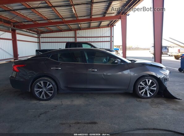 1N4AA6AP1GC445457 2016 NISSAN MAXIMA Gray უკანა სალონის ხედი