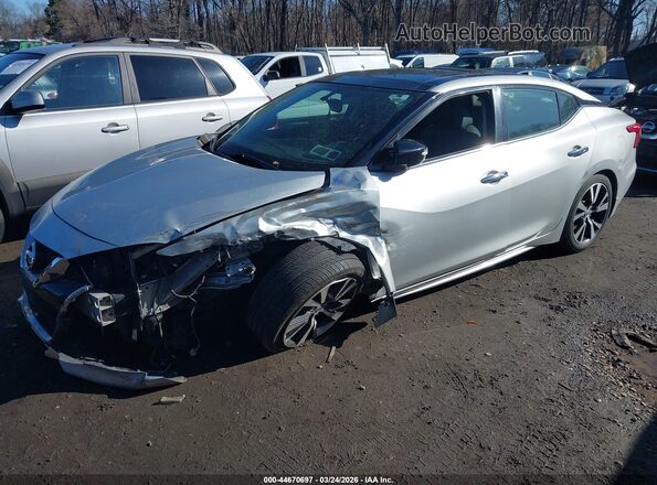 1N4AA6AP1GC901165 2016 NISSAN MAXIMA Silver Առջևի ձախ երեք քառորդ տեսարան