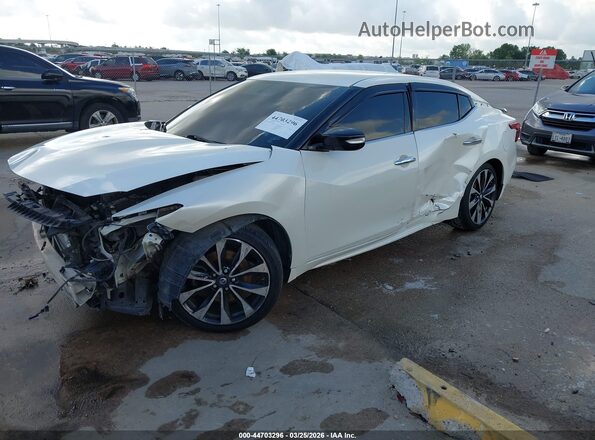 1N4AA6AP2GC382515 2016 NISSAN MAXIMA White წინა მარცხენა ხედი სამი მეოთხედიდან