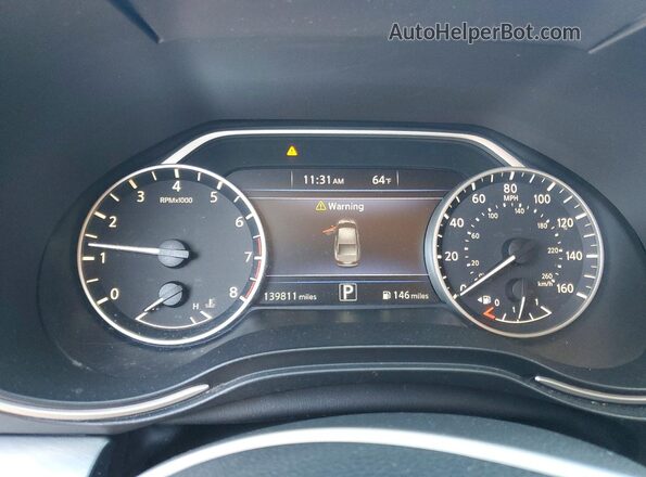 1N4AA6AP2GC905662 2016 NISSAN MAXIMA Gray Instrument cluster view