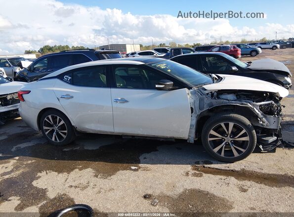 1N4AA6AP4GC392852 2016 NISSAN MAXIMA White Vista interior trasera