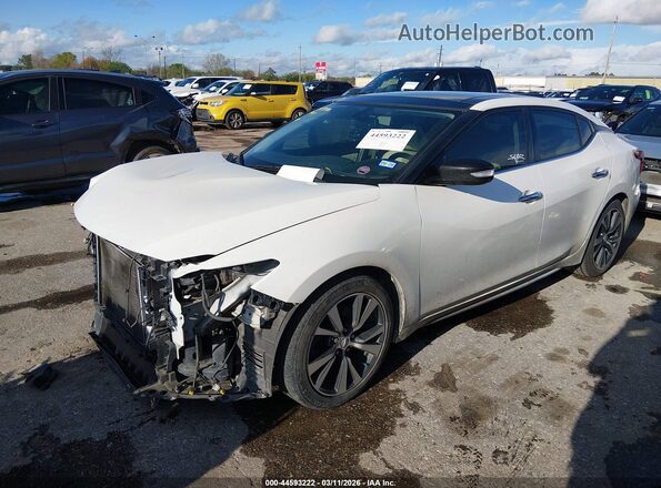 1N4AA6AP4GC392852 2016 NISSAN MAXIMA White Vista tres cuartos delantera izquierda