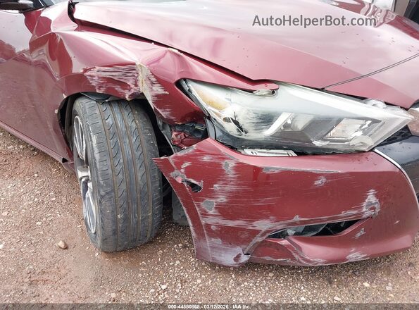 1N4AA6AP4GC415465 2016 NISSAN MAXIMA Maroon წინა ხედი