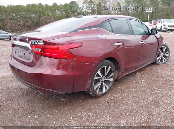 1N4AA6AP4GC415465 2016 NISSAN MAXIMA Maroon უკანა მარჯვენა