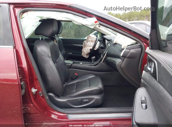 1N4AA6AP4GC415465 2016 NISSAN MAXIMA Maroon წინა სალონის ხედი