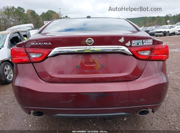 1N4AA6AP4GC415465 2016 NISSAN MAXIMA Maroon 
