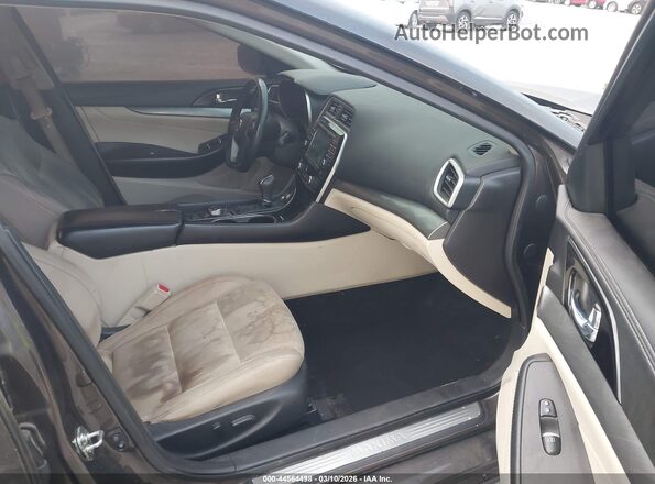 1N4AA6AP4GC901029 2016 NISSAN MAXIMA Brown Вид салону спереду
