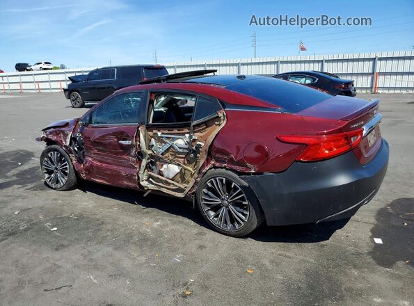 1N4AA6AP6HC385340 2017 NISSAN MAXIMA PLATINUM Burgundy 
