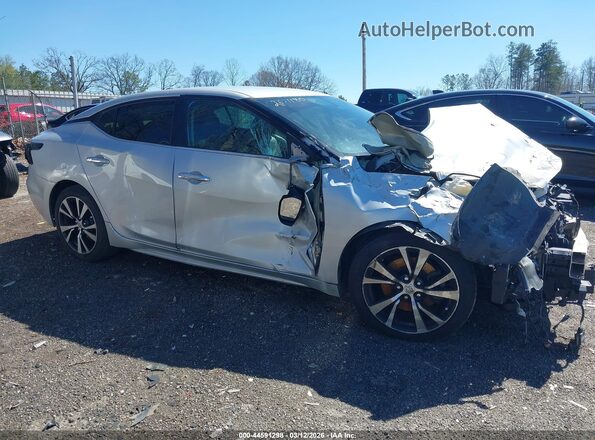 1N4AA6AP6JC377261 2018 NISSAN MAXIMA Silver Вид щитка приладів