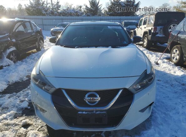 1N4AA6AP6JC396005 2018 NISSAN MAXIMA White Widok z przodu