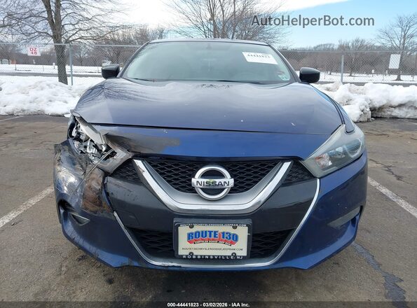 1N4AA6AP7HC439681 2017 NISSAN MAXIMA Blue წინა პანელის ხედი