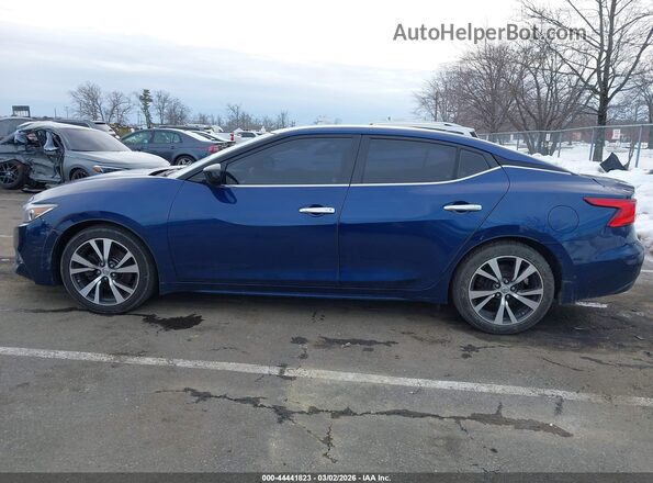 1N4AA6AP7HC439681 2017 NISSAN MAXIMA Blue უკანა სალონის ხედი
