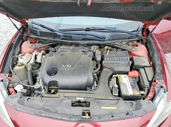 1N4AA6AP7JC372943 2018 NISSAN MAXIMA Burgundy Vista interior trasera