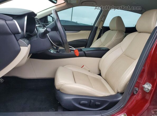 1N4AA6AP7JC372943 2018 NISSAN MAXIMA Burgundy Vista interior delantera