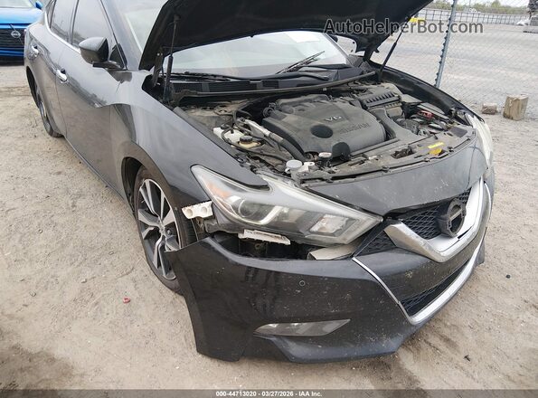 1N4AA6AP8HC366949 2017 NISSAN MAXIMA Black Front view