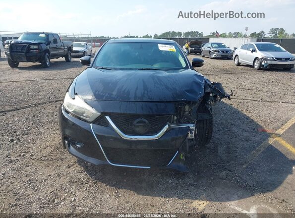1N4AA6AP8JC365015 2018 NISSAN MAXIMA Black Rear interior view