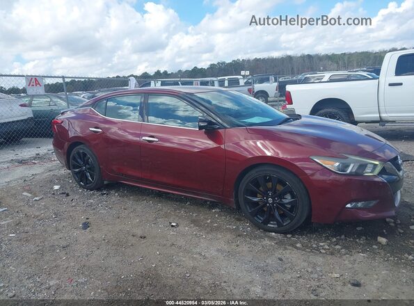 1N4AA6AP9HC406861 2017 NISSAN MAXIMA Red Вид задньої частини салону