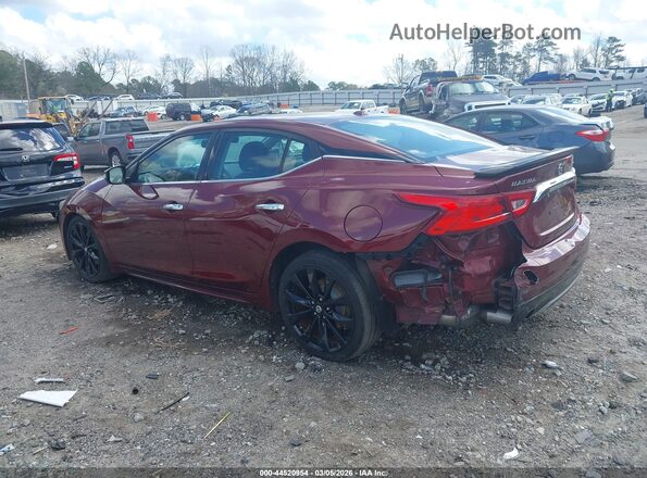 1N4AA6AP9HC406861 2017 NISSAN MAXIMA Red Панорамний вид салону 360°