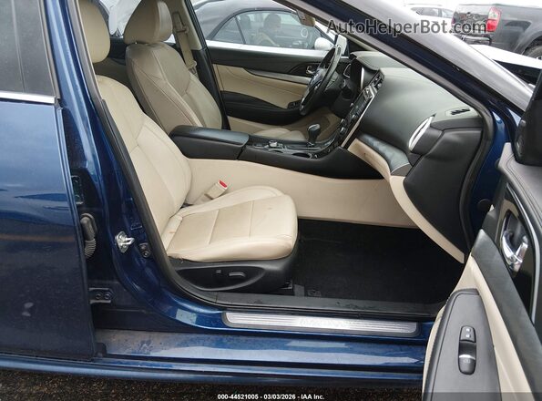 1N4AA6APXHC452067 2017 NISSAN MAXIMA Blue Vista interior delantera