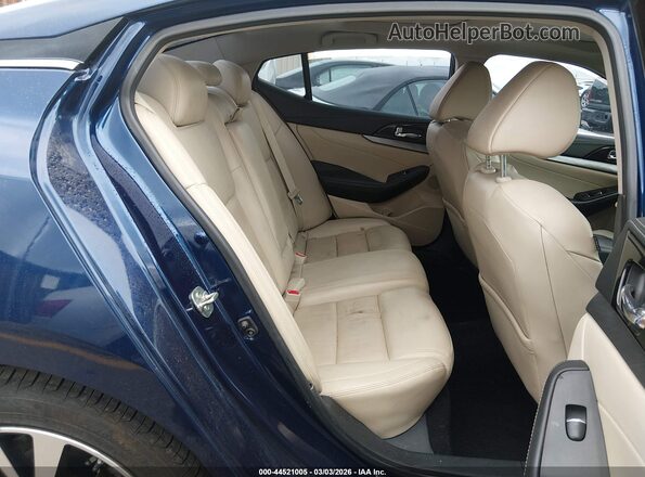1N4AA6APXHC452067 2017 NISSAN MAXIMA Blue Vista de la etiqueta del VIN