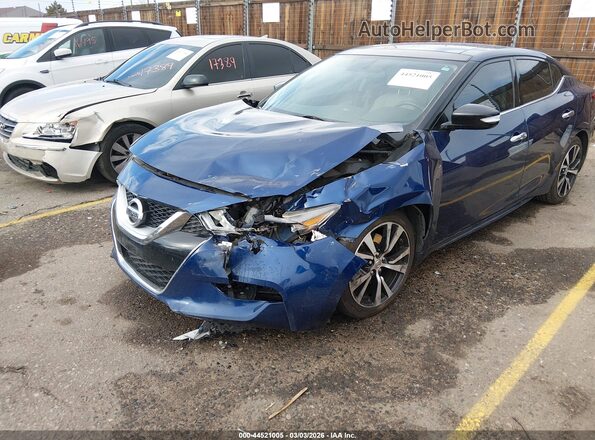 1N4AA6APXHC452067 2017 NISSAN MAXIMA Blue Vista frontal