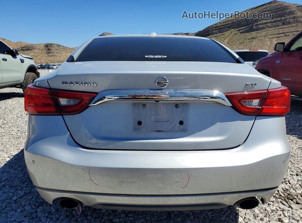1N4AA6APXJC362133 2018 NISSAN MAXIMA Silver უკანა ხედი