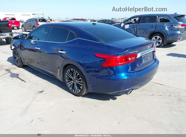 1N4AA6APXJC397769 2018 NISSAN MAXIMA Blue Задня ліва чверть