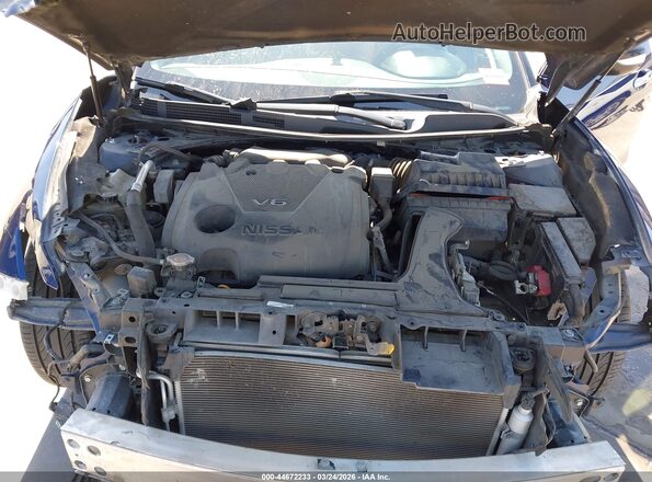 1N4AA6APXJC397769 2018 NISSAN MAXIMA Blue Вид ззаду