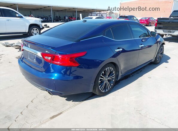 1N4AA6APXJC397769 2018 NISSAN MAXIMA Blue Задня права чверть