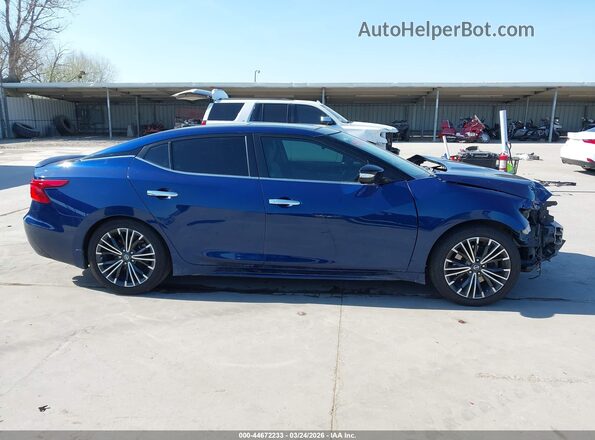 1N4AA6APXJC397769 2018 NISSAN MAXIMA Blue Панорамний вид салону 360°
