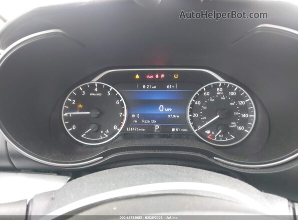 1N4AA6AV0KC382312 2019 NISSAN MAXIMA Black Հետևի նստատեղերի տեսք