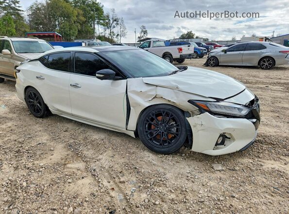 1N4AA6AV1KC362893 2019 NISSAN MAXIMA PLATINUM White Передня права чверть