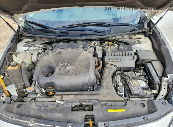 1N4AA6AV1KC362893 2019 NISSAN MAXIMA PLATINUM White Вид задньої частини салону