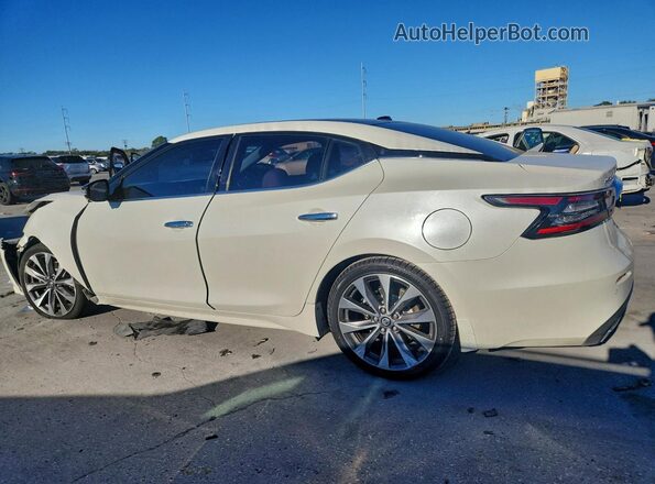 1N4AA6AV1KC379404 2019 NISSAN MAXIMA PLATINUM White Trasero izquierdo