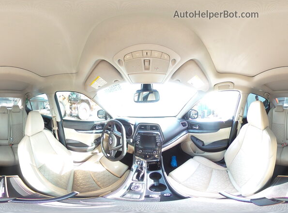 1N4AA6AV1KC379404 2019 NISSAN MAXIMA PLATINUM White Vista de la etiqueta del VIN