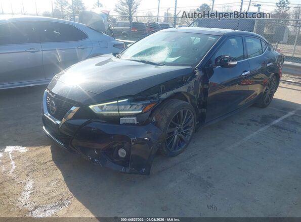 1N4AA6AV2KC363521 2019 NISSAN MAXIMA Black Vista tres cuartos delantera izquierda