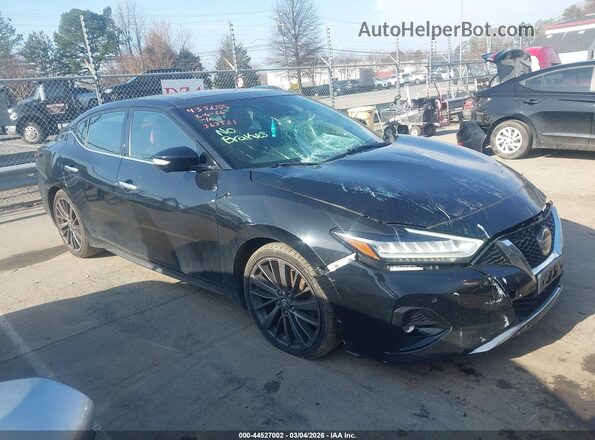 1N4AA6AV2KC363521 2019 NISSAN MAXIMA Black Vista interior trasera