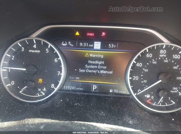 1N4AA6AV2KC363521 2019 NISSAN MAXIMA Black Vista de los asientos traseros