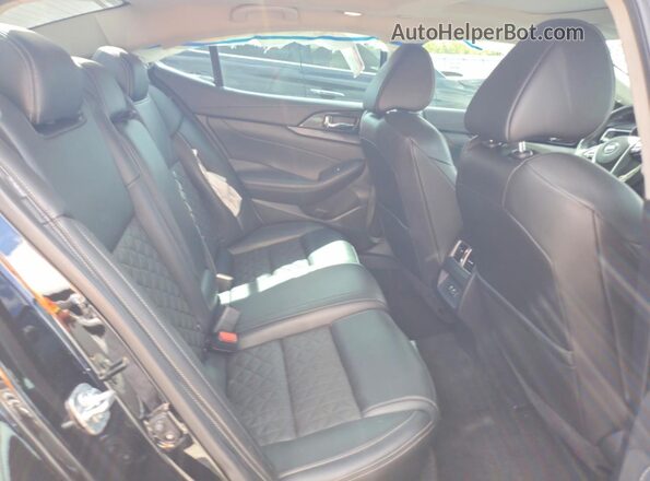 1N4AA6AV2KC370355 2019 NISSAN MAXIMA PLATINUM Black Widok tylnych siedzeń