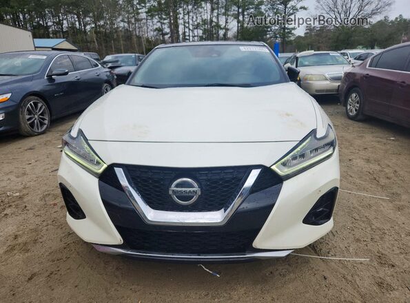 1N4AA6AV2KC373711 2019 NISSAN MAXIMA PLATINUM White Դիմացի տեսք