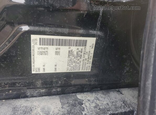 1N4AA6AV2KC378519 2019 NISSAN MAXIMA Black 