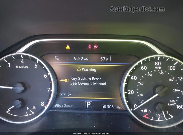 1N4AA6AV5KC364517 2019 NISSAN MAXIMA Black Widok tylnych siedzeń